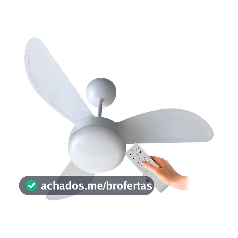 Ventilador De Teto C/ Controle 6 Vel. Fenix Ventisol