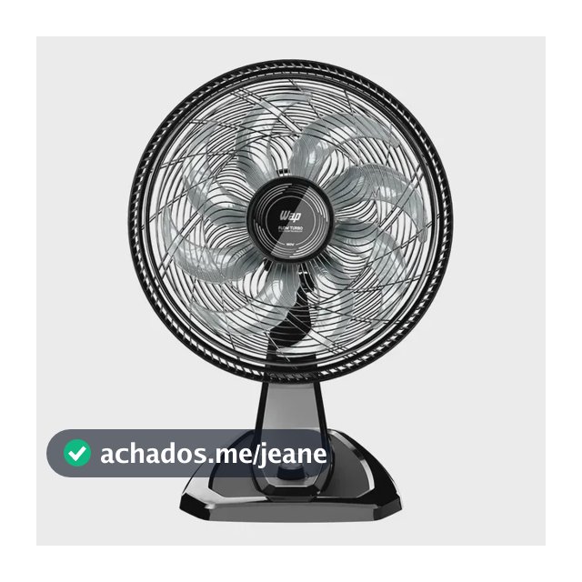 Ventilador Parede Mesa 8 Pás 180W WAP FLOW TURBO WV01PR