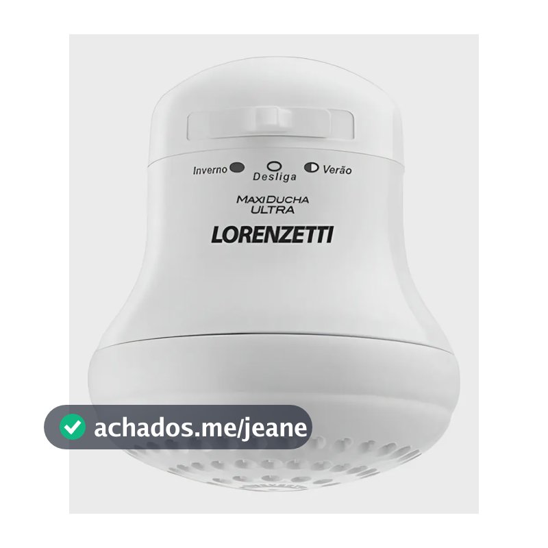 Chuveiro Lorenzetti Maxi Ducha Ultra 5.5 kW Fixo Branco