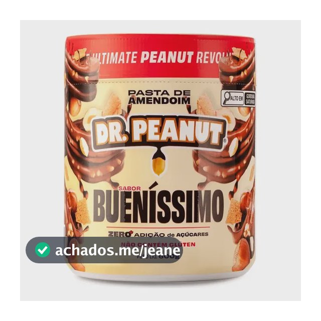 Suplemento em pasta Dr. Peanut Melhor Pasta de Amendoim amentoim cremosa sabor Bueníssimo x 600g