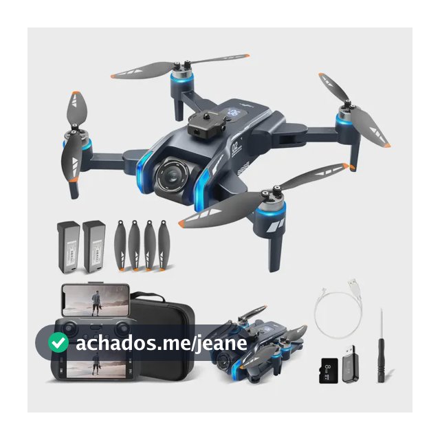 Drone Profissional Xt808 Dobrável Estável Iniciante 2bateria Preto Iigenai-Sogno
