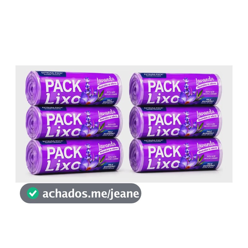 240 Sacos Lixo Banheiro Pia Neutraliza Odor Cheiro Lavanda