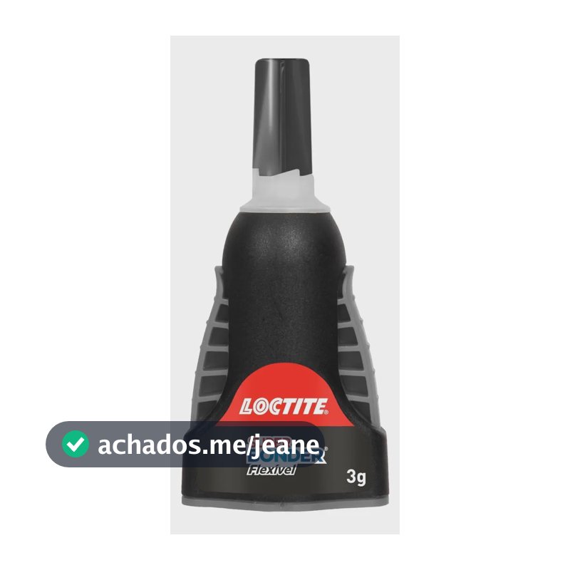 Loctite Super Bonder Flexível Controle, Cola Gel, 1x3g
