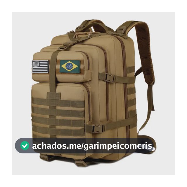 Mochila Tática Impermeável Militar Reforçada Grande 50litros