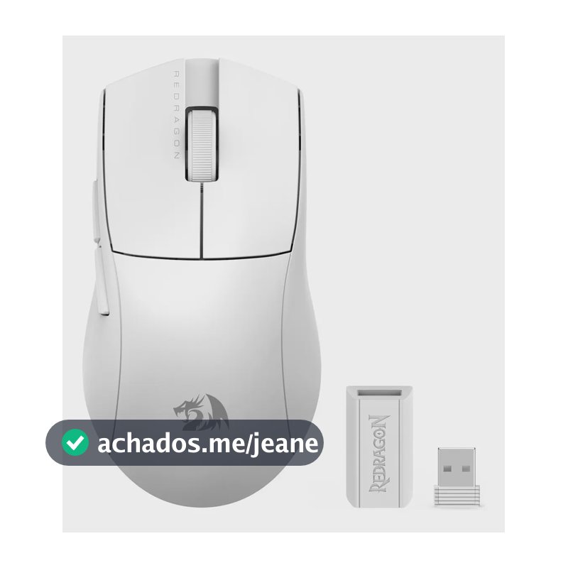 Mouse Gamer Redragon King Pro, Wireless, Bluetooth, 26000dpi