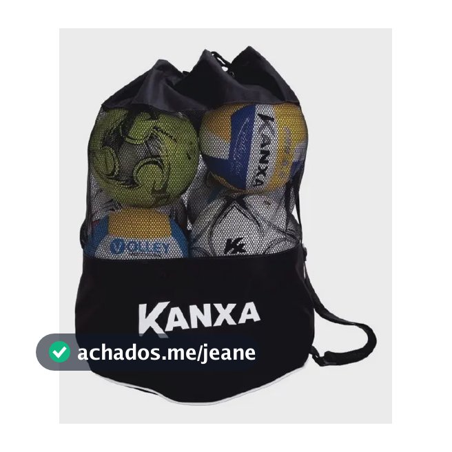 Saco De Bola Kanxa Cor Preto