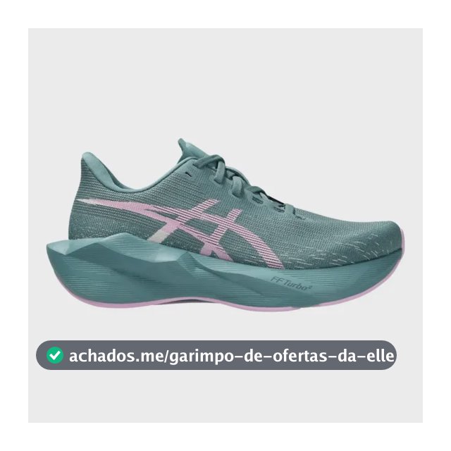 Tênis Feminino Asics Novablast 6 - Roxo/verde Roxo Liso 36 Br