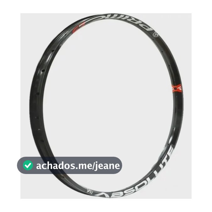 Aro Para Roda Bike Mtb 29 Absolute Prime 32 Furos Tubeless Preto