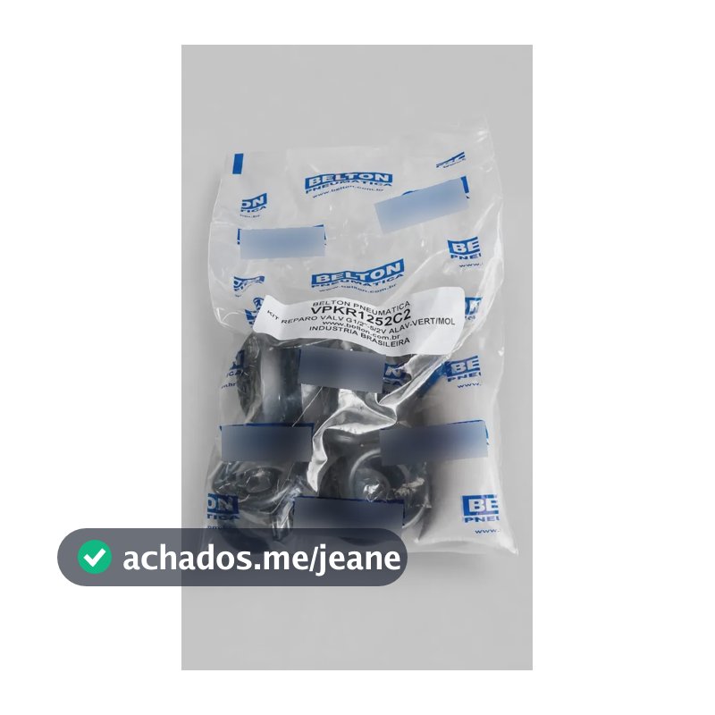 Kit Reparo Do Pistão 100 Belton Para Máquina De Blocos