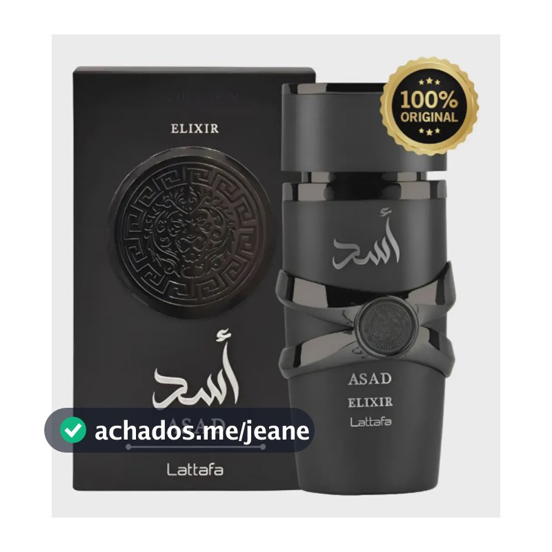 Perfume Árabe Lattafa Asad Elixir Edp 100ml