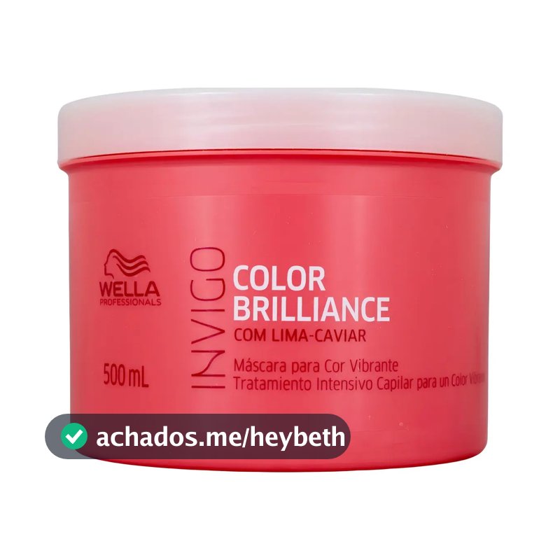 Máscara Capilar Invigo Color Brilliance 500ml Wella Professionals