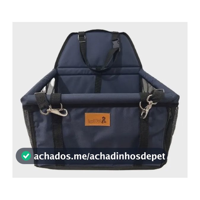 Cadeirinha Assento Banco De Carro P/ Cães Cachorro Gatos Pet Cor Azul-escuro