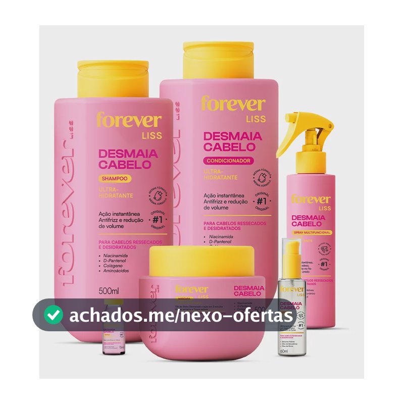 Kit Tratamento Desmaia Cabelo Forever Liss