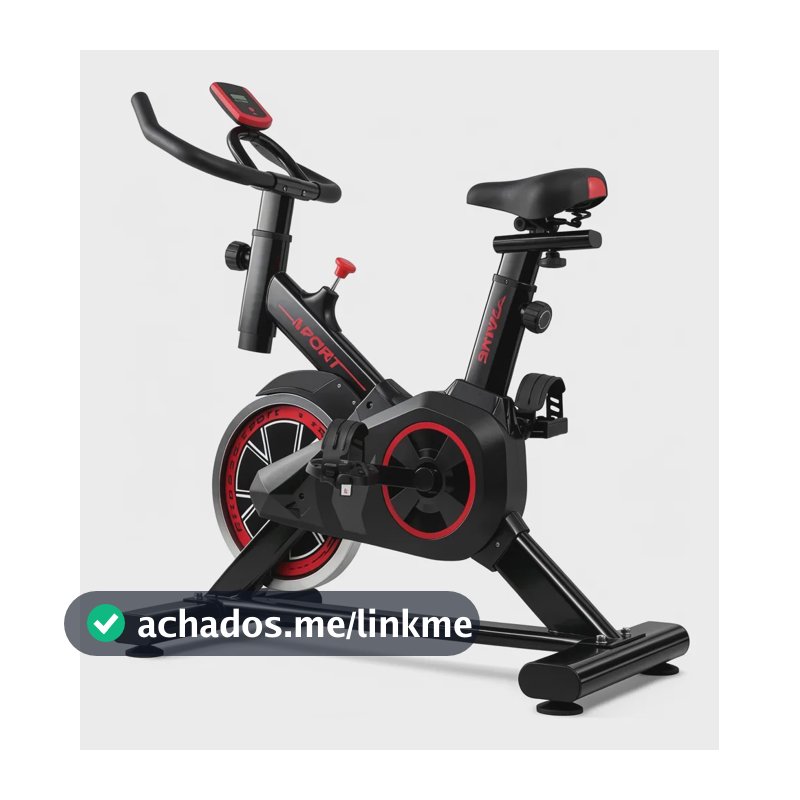 Bicicleta Ergométrica Spinning Bike Ergométrica It's X11 Bicicleta Ergométrica Preto/vermelho