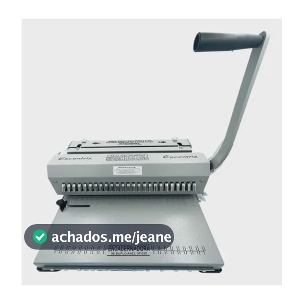 Encadernadora Perfuradora Fechadora Wire-o Passo 2x1 Excentrix 270 Folhas