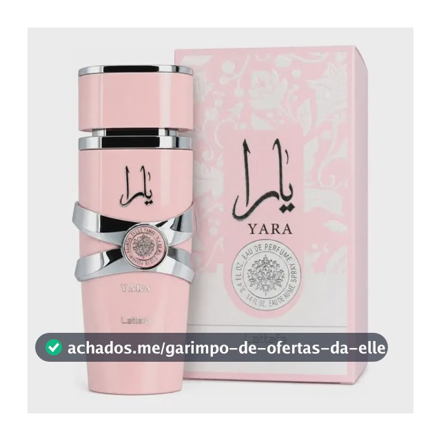 Perfume Árabe Lattafa Yara Feminino EDP 100 Ml