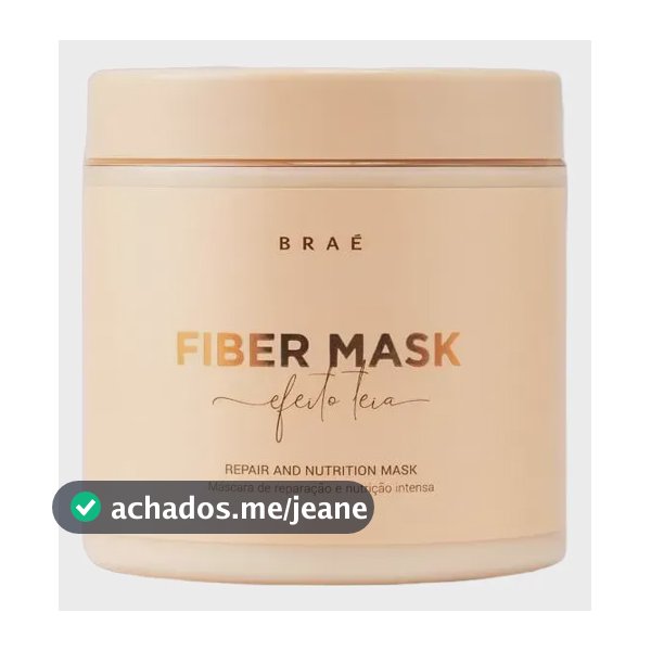 Braé Fiber Mask Máscara De Reparação Intensa 500g