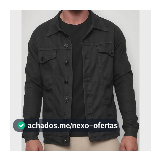 Jaqueta Masculina Sarja Jeans Slim Cores Clássicas Premium