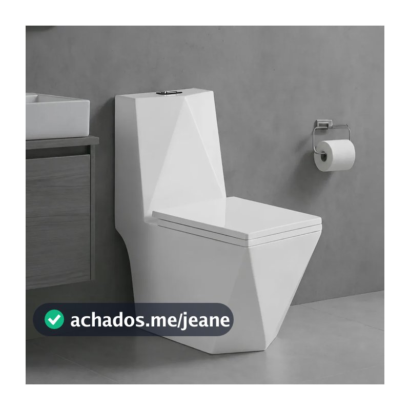 Vaso Sanitário Monobloco Privada Cx. Acoplada Diamante Luxo Branco