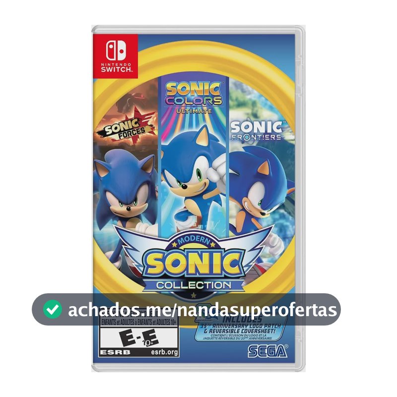 Modern Sonic Collection Switch Midia Fisica