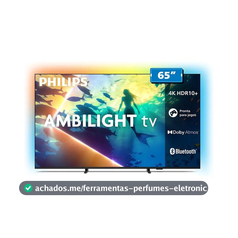 Smart Tv Lcd Led 65 Philips 65pug8100/78 4k Uhd Wi-fi + Blu