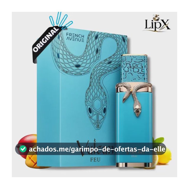 Perfume Vulcan Feu Arabe French Avenue Edp 100 Ml Original com Nf Lipx