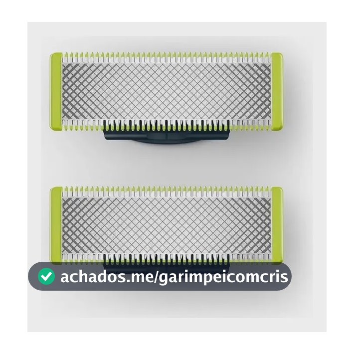 Philips Original Lâmina QP220/51 Substituível OneBlade Pack com 2 Unidades | Todos os aparelhos OneBlade | Tecnologia OneBlade