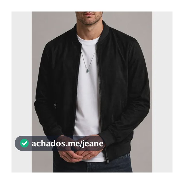 Jaqueta Moletom Gola Careca Zíper Flanelado Alta Gramatura