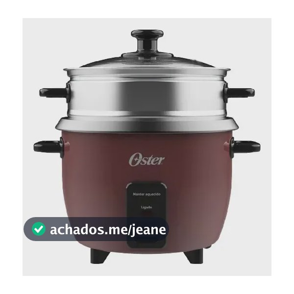 Panela Elétrica De Arroz 1l Oster Bordô Oster 127v