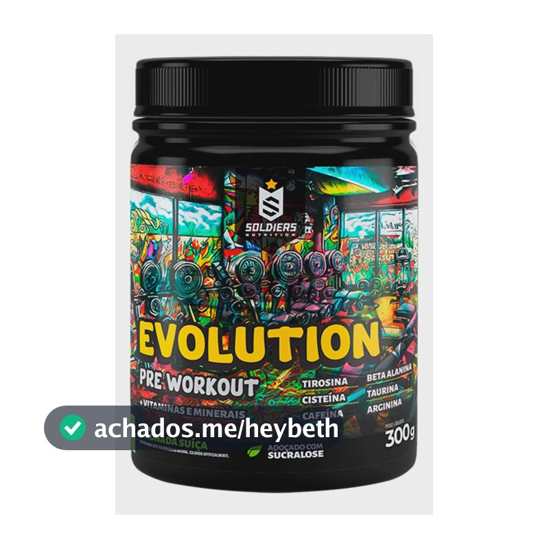 Suplemento Soldiers Nutrition Evolution en pó sabor limonada suíça x 300g
