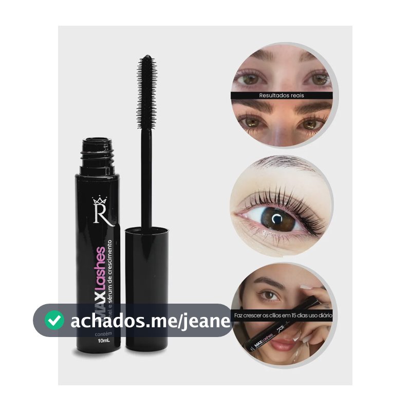 Max Lashes 2em1 Sérum De Tratamento E Rimel Preto