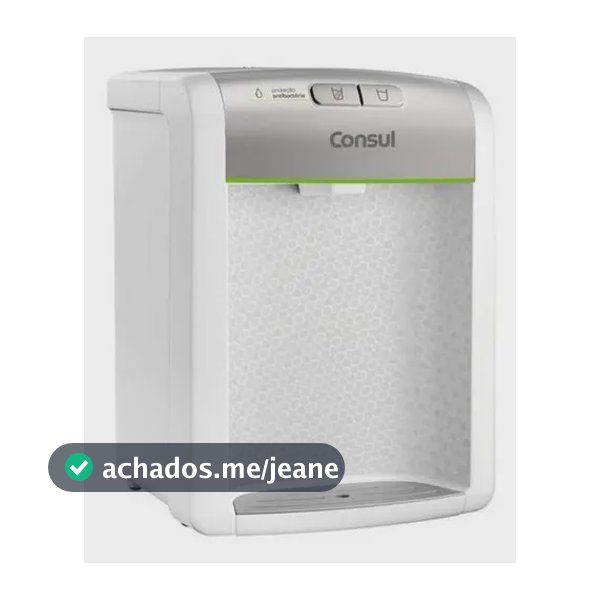Purificador De Água Consul refrigerado Natural E Gelada com proteção antibactérias Bivolt Consul Branco - CPB34ASVNA