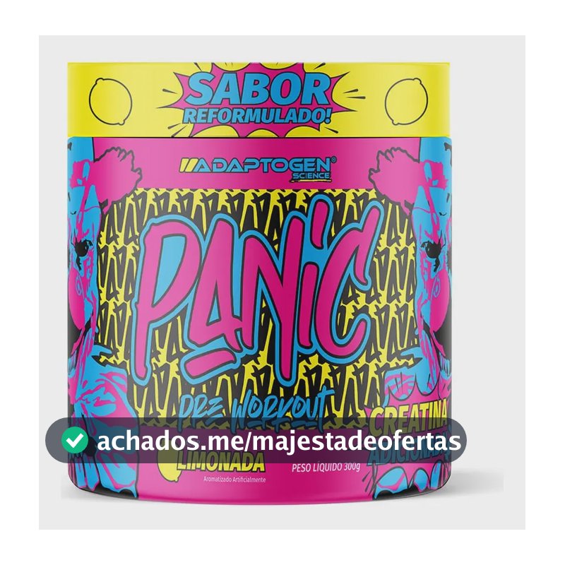 Panic Pré Treino 300g Adaptogen Limonada