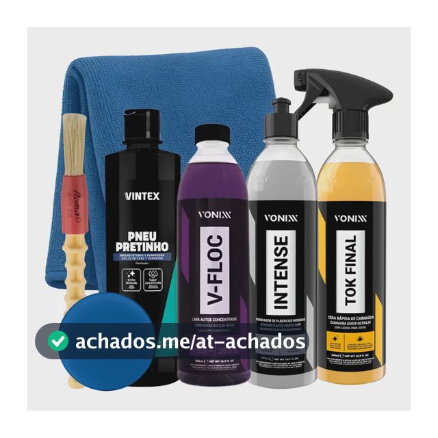 Kit Shampoo V-floc Cera Tok Final Intense Vonixx Pretinho