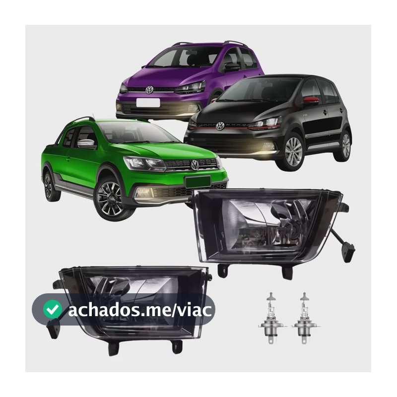 Par Farol Milha Auxiliar Fox Pepper 2015 16 17 2018 Neblina Transparente Volkswagen Fox Pepper Crossfox Spacecross 2015 2016 2017 2018 Saveiro Cross 2017 A 2022