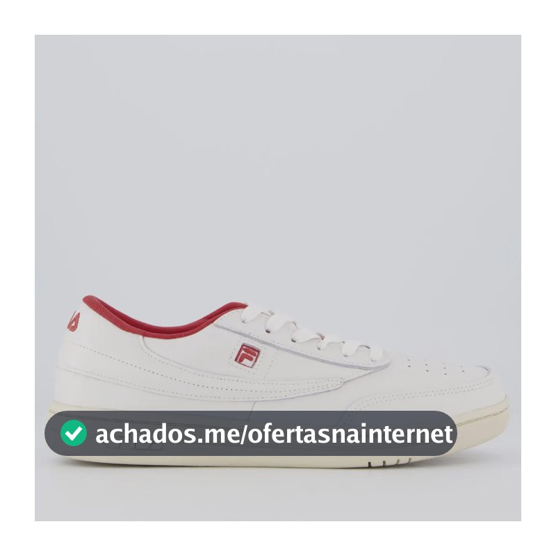 Tênis Fila 88 Origens Branco E Vermelho
