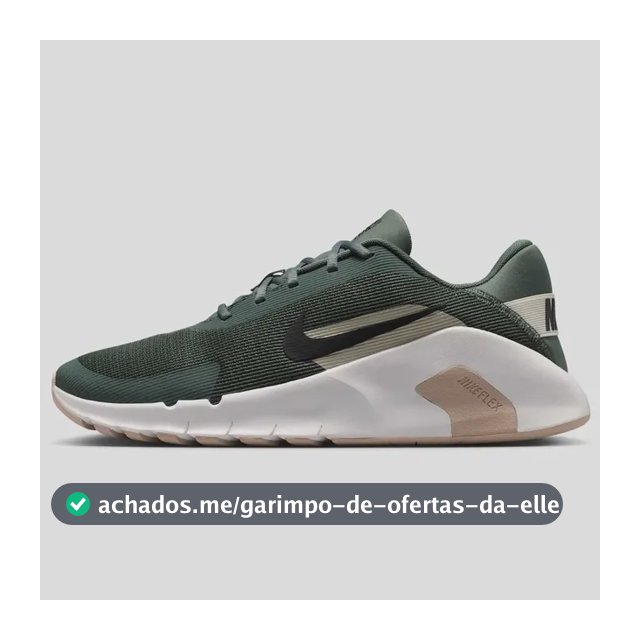 Tênis Nike Flex Train Masculino Verde Escuro/preto 41 Br