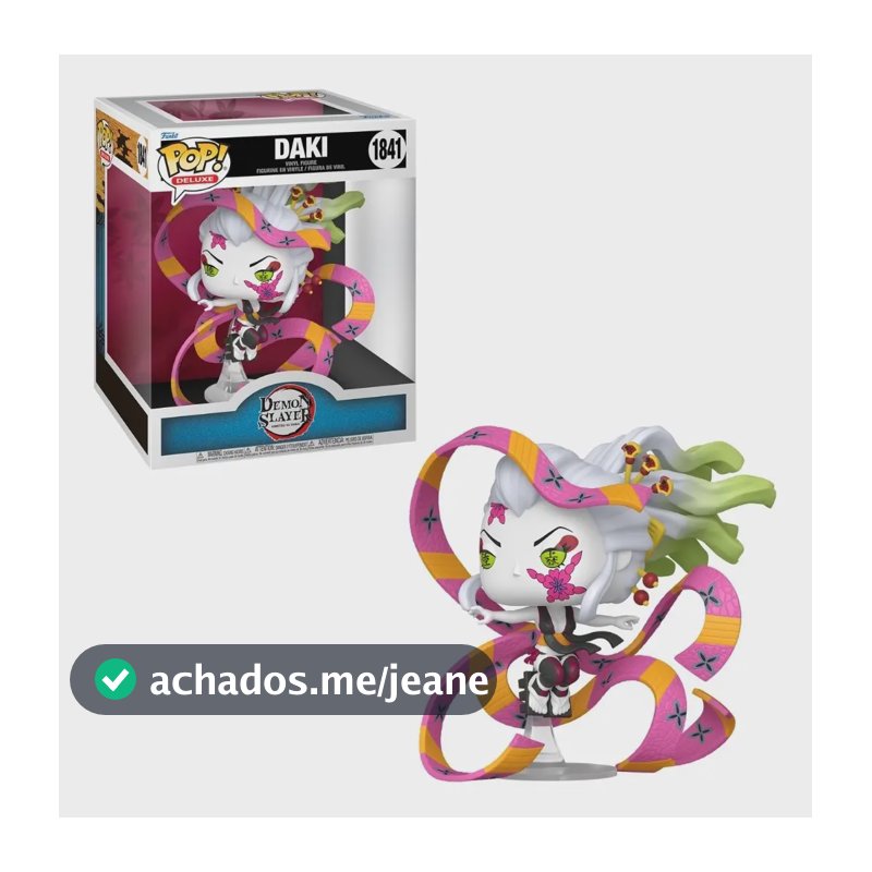 Boneco Funko Pop Deluxe Demon Slayer Daki 1841