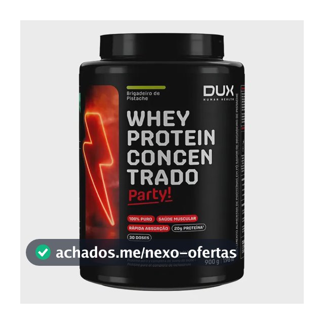 Proteína Dux Human Health Whey em pó sabor Brigadeiro de Pistache x 900g
