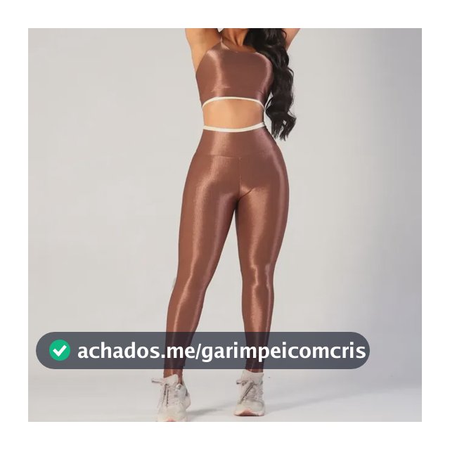 Conjunto Fitness Canelado Sem Transparência Top Com Bojo