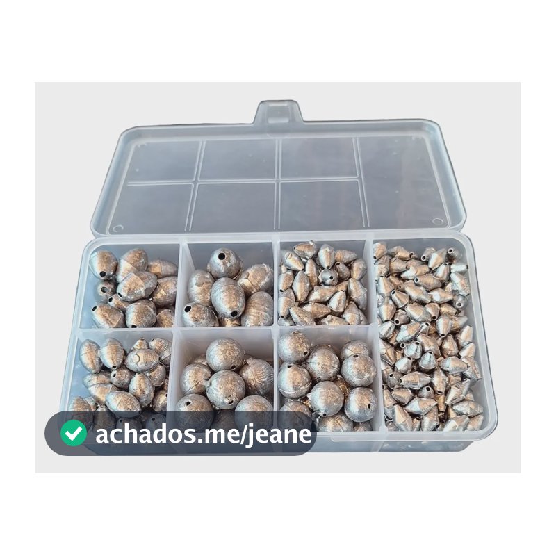 Chumbada Para Pesca Com Estojo