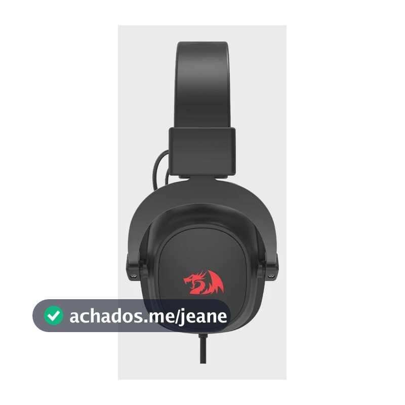 Headset Gamer Redragon Zeus Lite Preto P3 H510-lt Preto