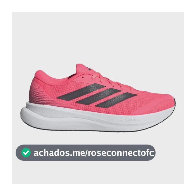 Tênis Masculino Runfalcon 6 adidas Rosa Liso 42 Br