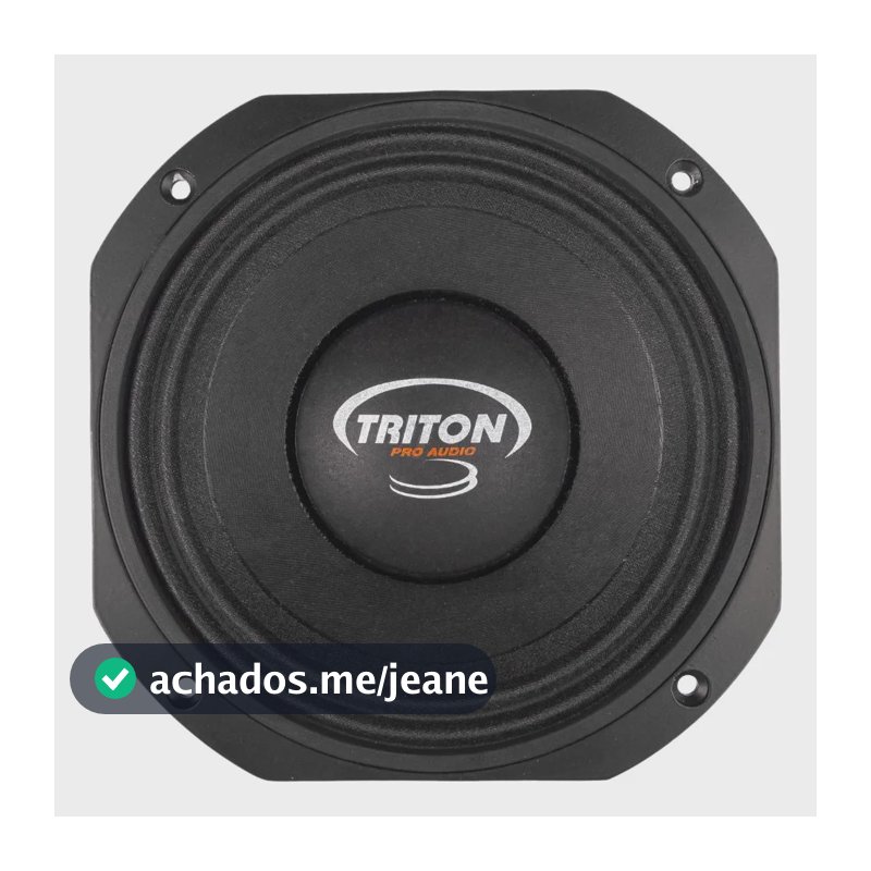 Alto Falante Médio Triton 8xrl600 300w Rms 8 Polegadas 8ohms Preto