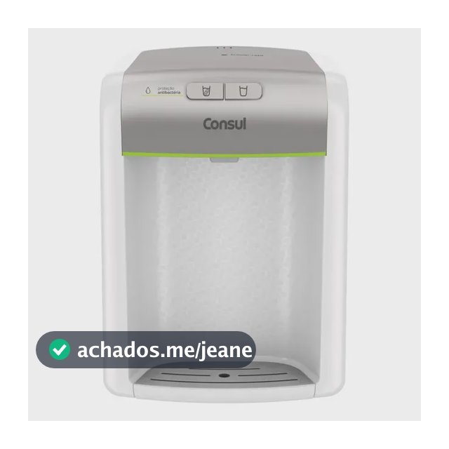Purificador de Água Consul Branco/Prata CPB34ASVNA