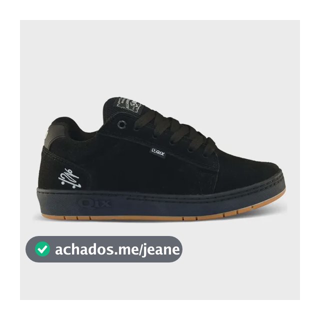 Tênis Qix Chorão Skate Pro Model Allan Mesquita Baixo Macio
