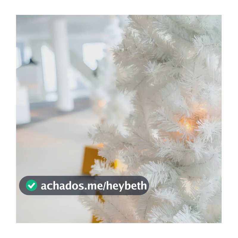 Árvore de Natal Pinheiro Branca de 150 cm e 220 Galhos