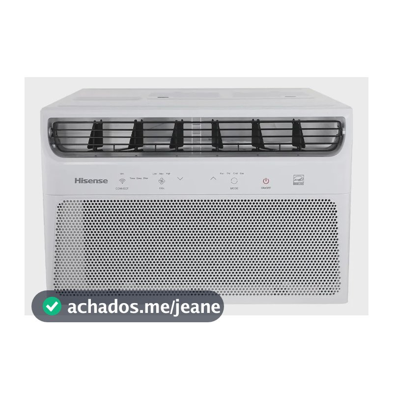 Ar condicionado janela Hisense 7500BTUs Eletrônico aw-08cwbrvgu02 branco