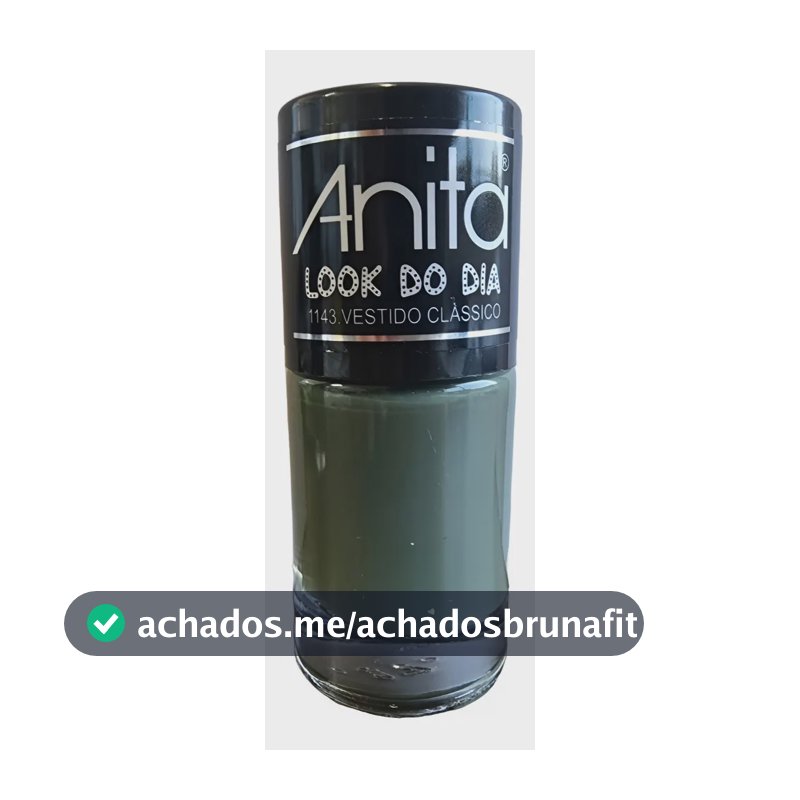Esmalte Anita Vestido Clássico 10ml, Coleção Look do Dia