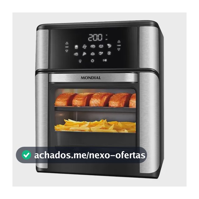 Fritadeira Air Fryer Forno Oven 12l Mondial AFON-12L-BIN